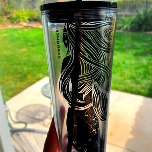 Starbucks Clear Pike Place Black Siren Tumbler